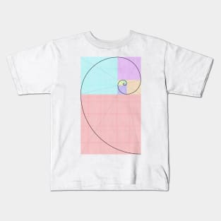 Fibonacci Spiral Kids T-Shirt